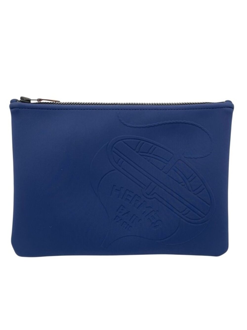 Hermes Pouch Second Neobain Thalassa MM Polyamide Navy Lightweight Crossbody